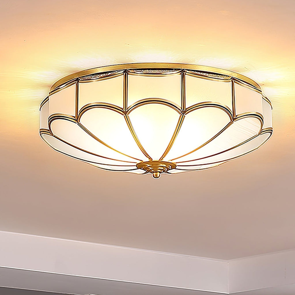 Scalloped Flush Ceiling Light Ceiling lamp