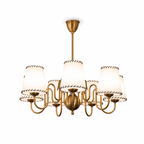 Scalloped Shade Chandelier