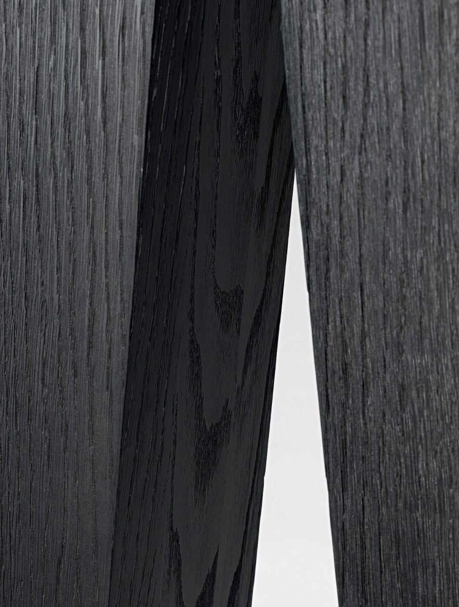 Sculptural A-Frame Wood Floor Lamp
