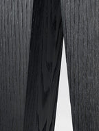 Sculptural A-Frame Wood Floor Lamp