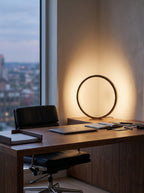 Brass Halo Table Lamp