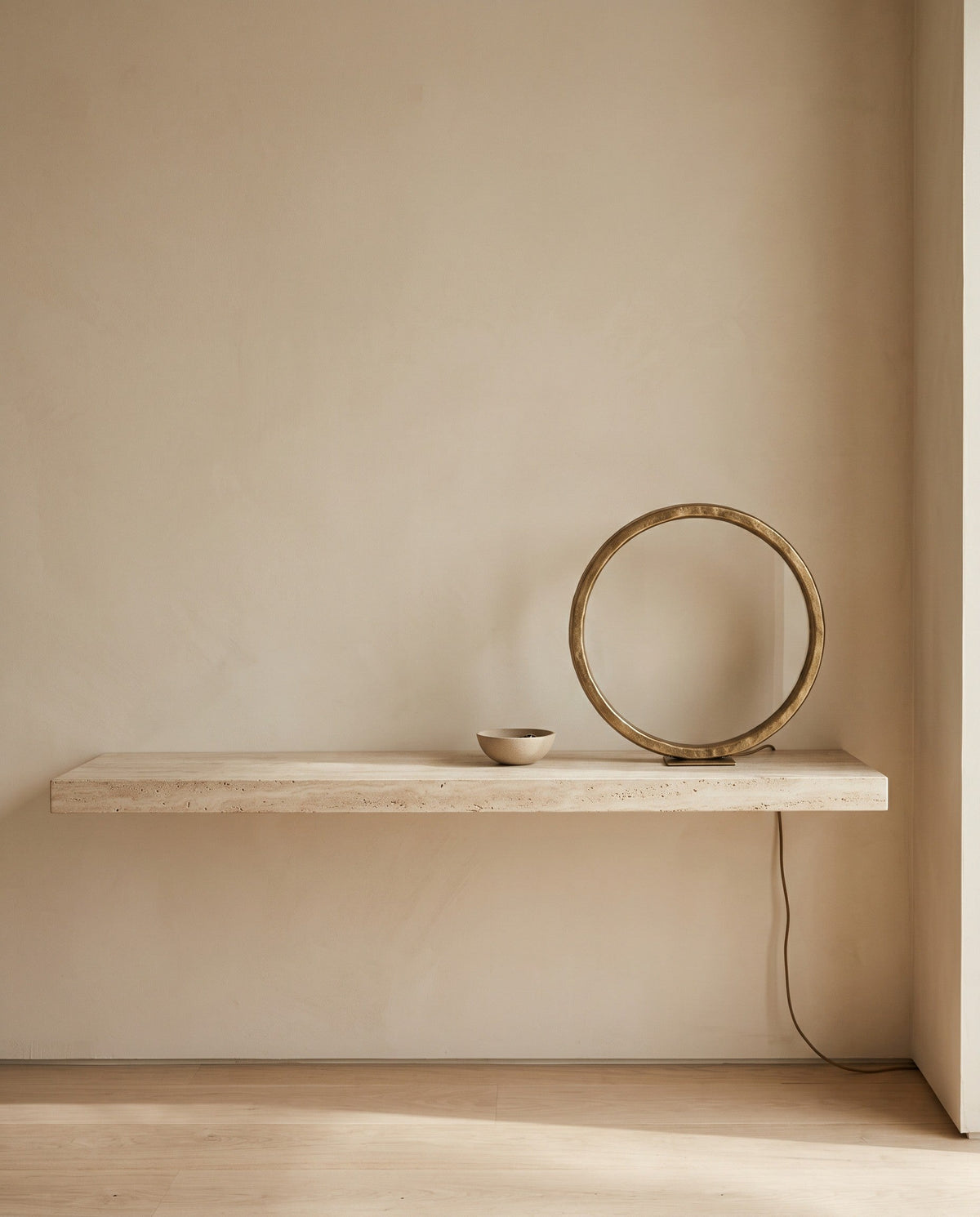 Brass Halo Table Lamp