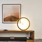 Brass Halo Table Lamp