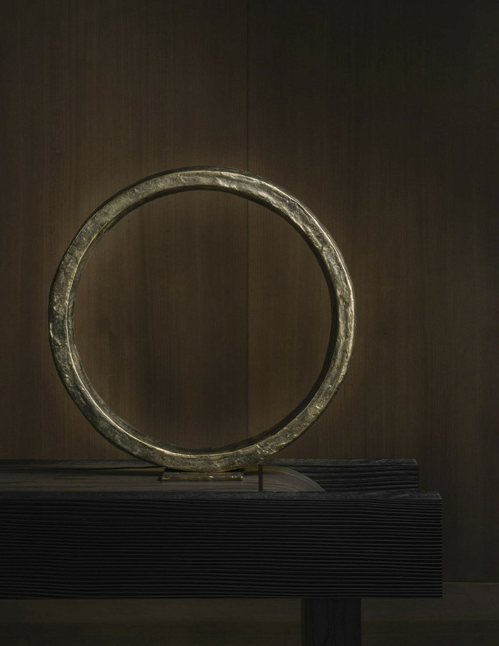 Brass Halo Table Lamp