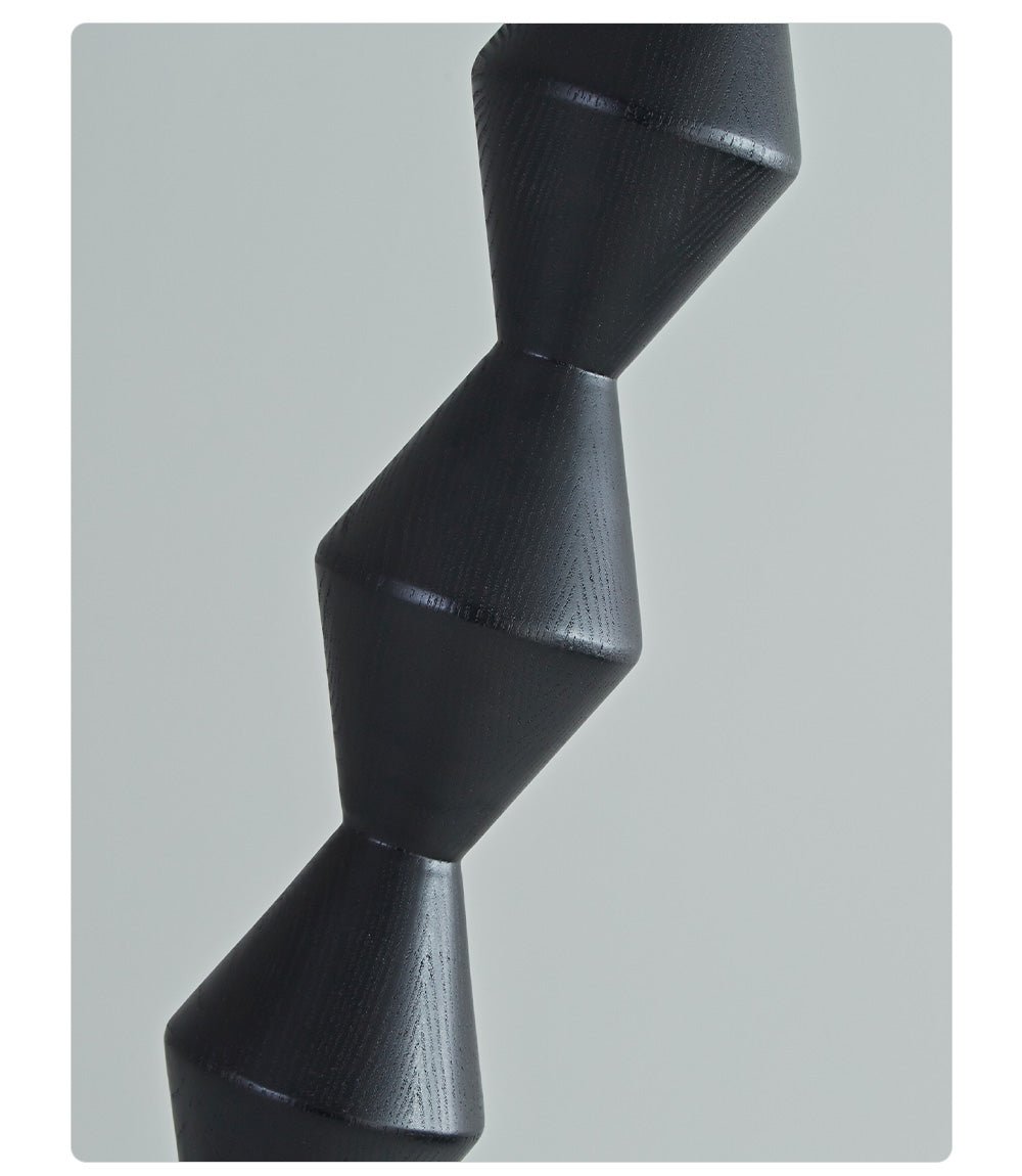 Sculptural Geometric Stack Floor Lamp