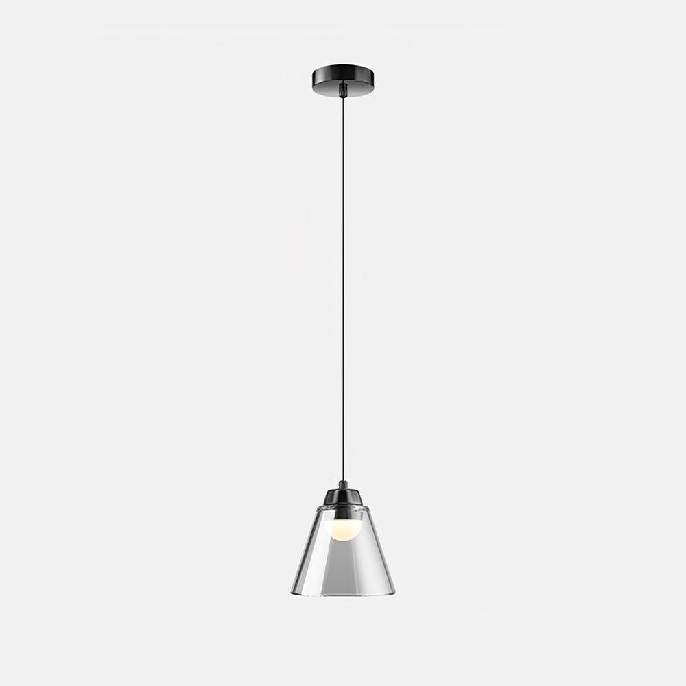 Sculptural Glass Pendant Lamp