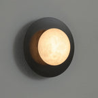 Selene Alabaster Moon Wall Sconce