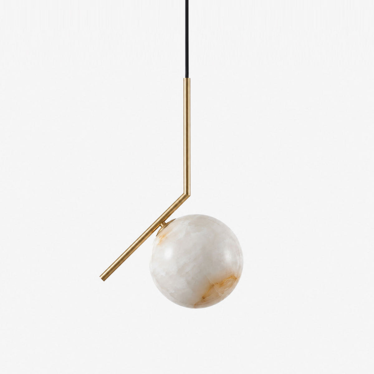 Selene Alabaster Globe Pendant Light