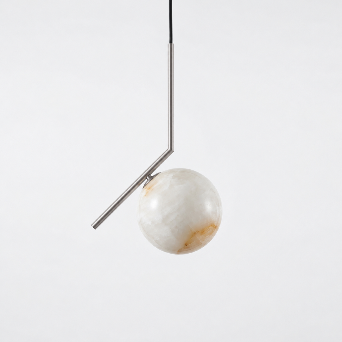 Selene Alabaster Globe Pendant Light