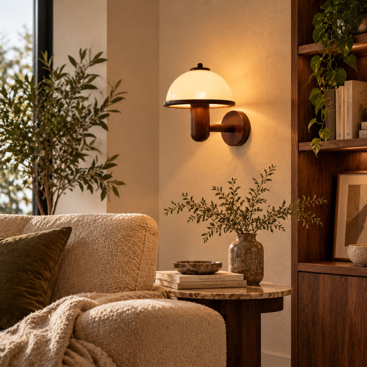 Seren Mushroom Wall Lamp