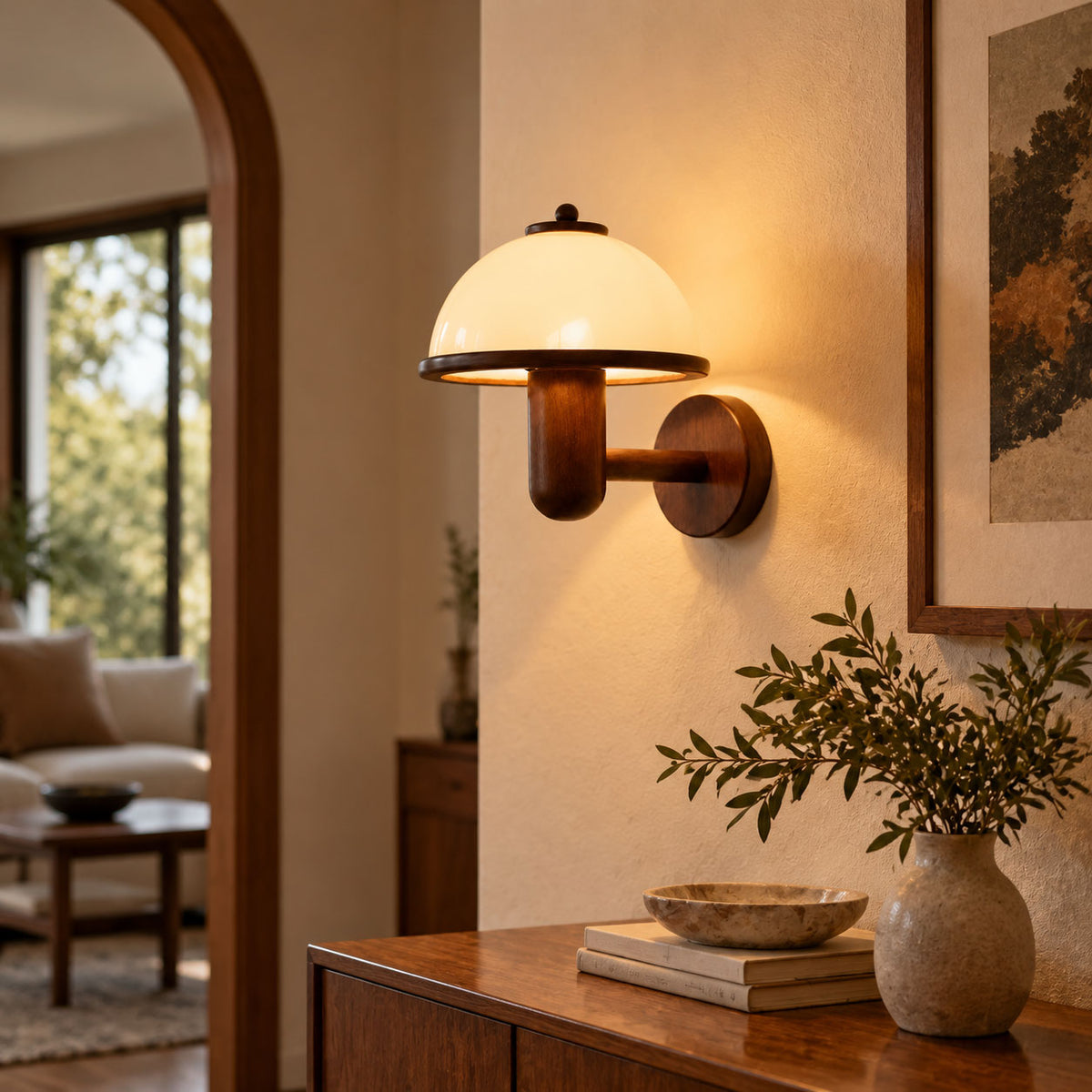 Seren Mushroom Wall Lamp
