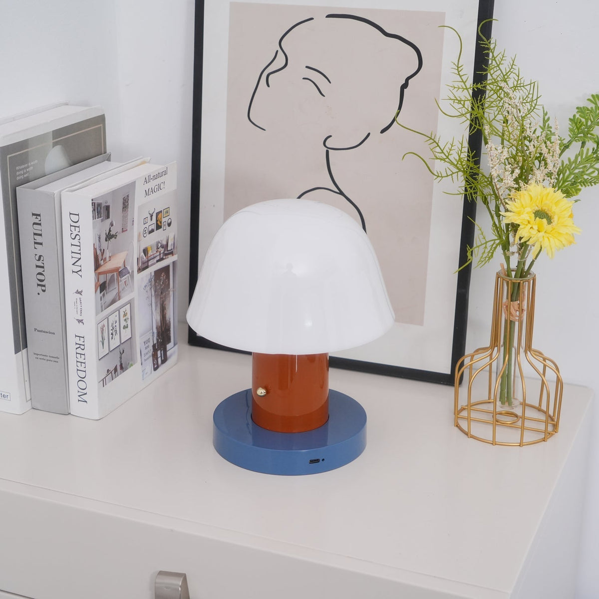 Mushroom Bliss Cordless Lamp Table lamp