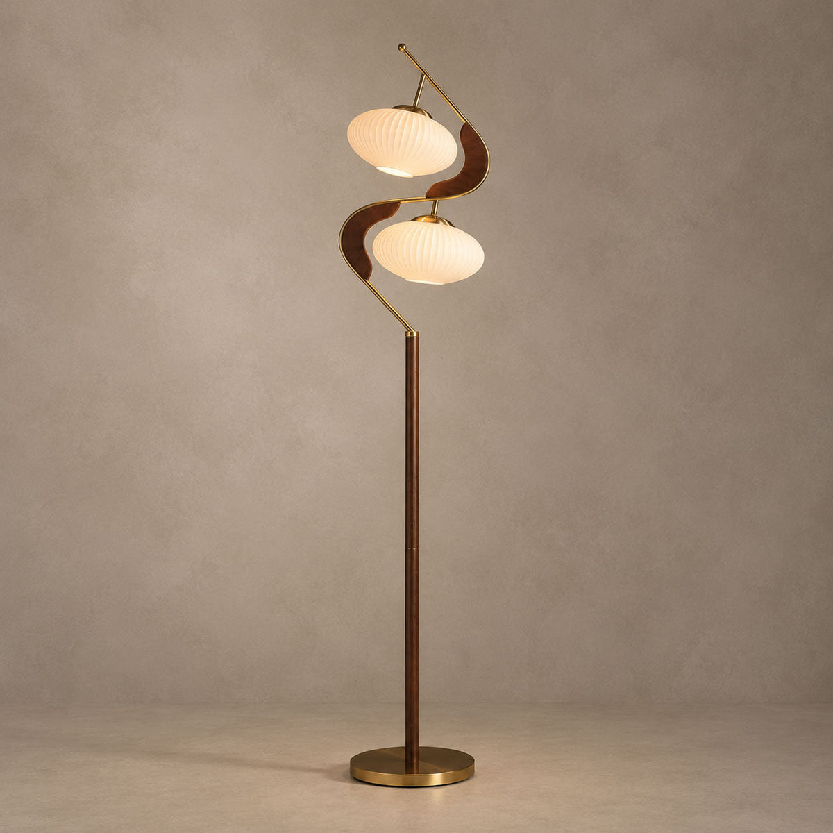 Serenita Double Shade Floor Lamp