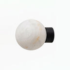 Sferanne Alabaster Sphere Wall Sconce
