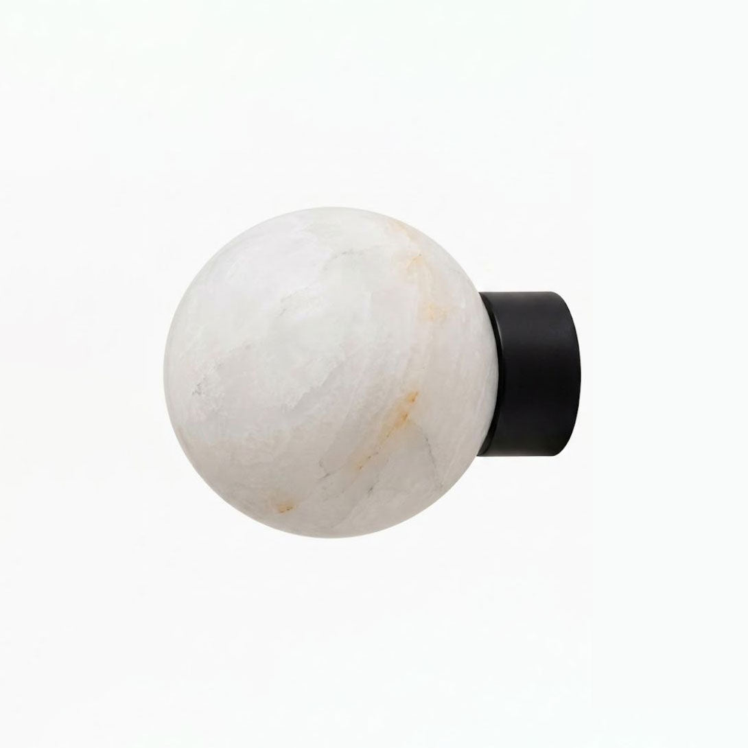 Sferanne Alabaster Sphere Wall Sconce