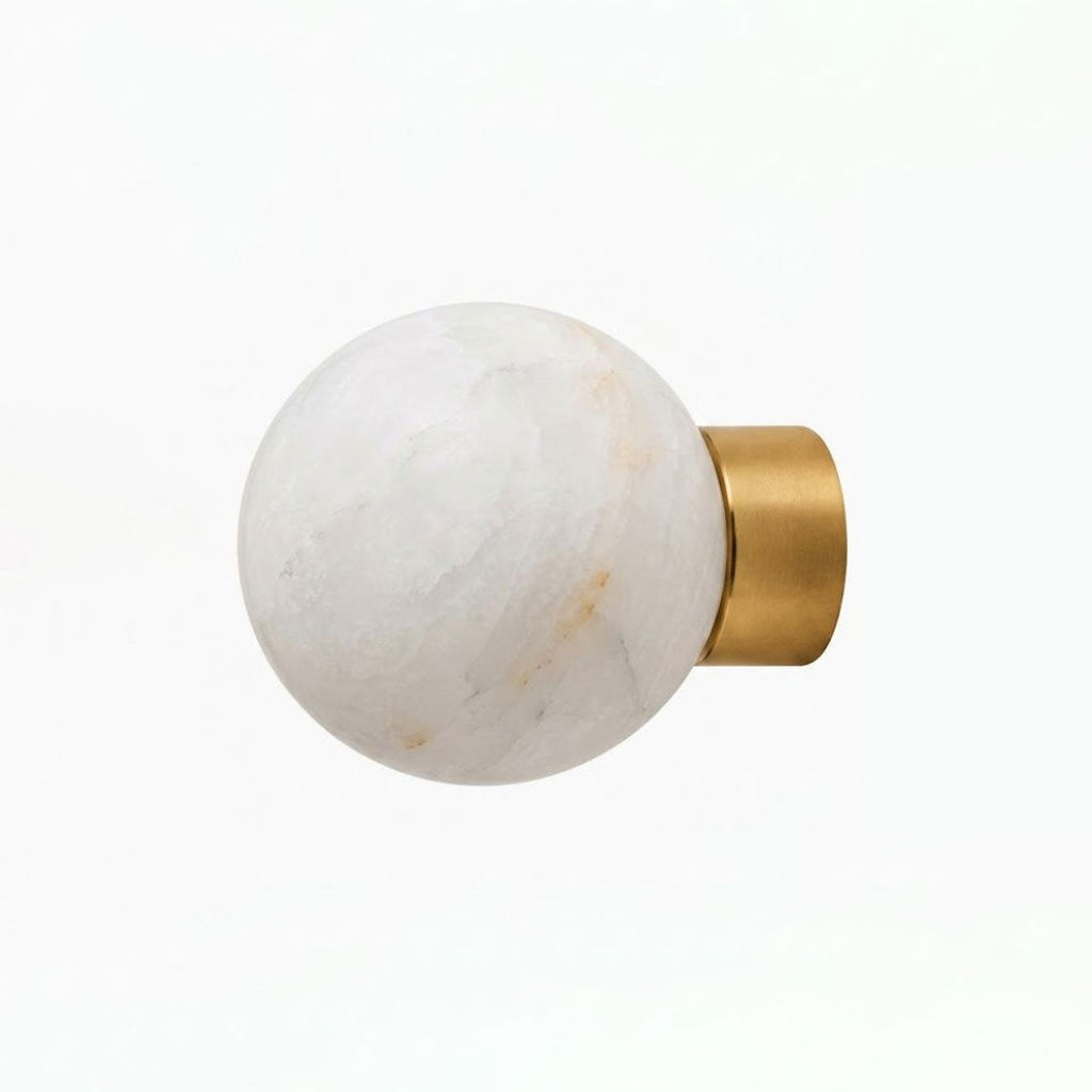 Sferanne Alabaster Sphere Wall Sconce