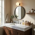 Sferanne Alabaster Sphere Wall Sconce