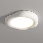 Shaped Apple Ceiling Lamp ∅ 19.7″ x H 3.5″ / Dia 50cm x H 9cm / White / Three-color changing light Ceiling lamp