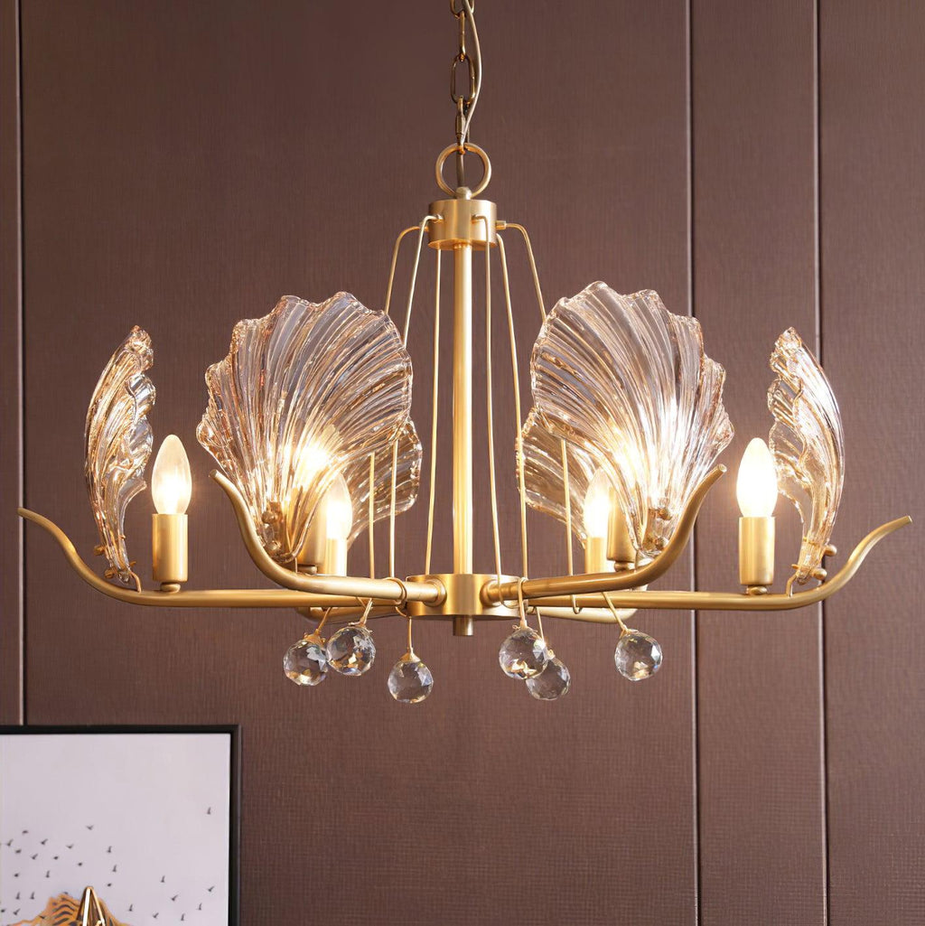 Shell Crystal Chandelier Chandelier