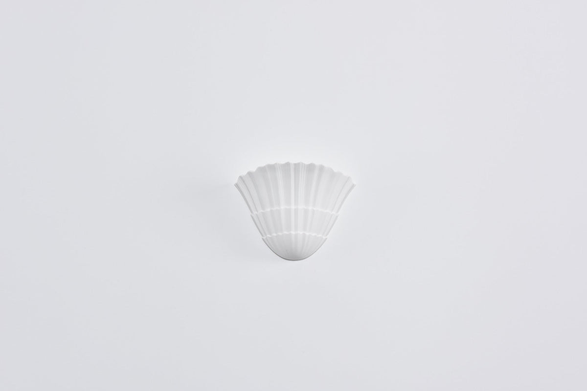 Pleated Shell Wall Light
