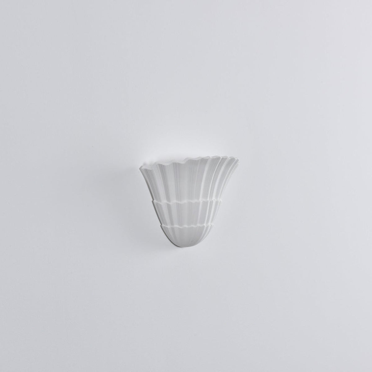 Pleated Shell Wall Light
