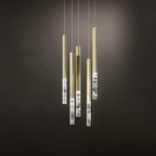 Shine Vertical Plumage Suspension Pendant light