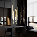 Shine Vertical Plumage Suspension Pendant light