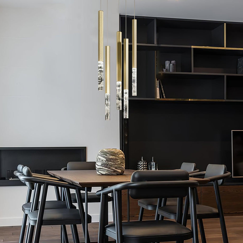 Shine Vertical Plumage Suspension Pendant light