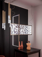 Shine Vertical Plumage Suspension Pendant light