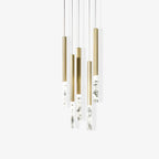 Shine Vertical Plumage Suspension Pendant light