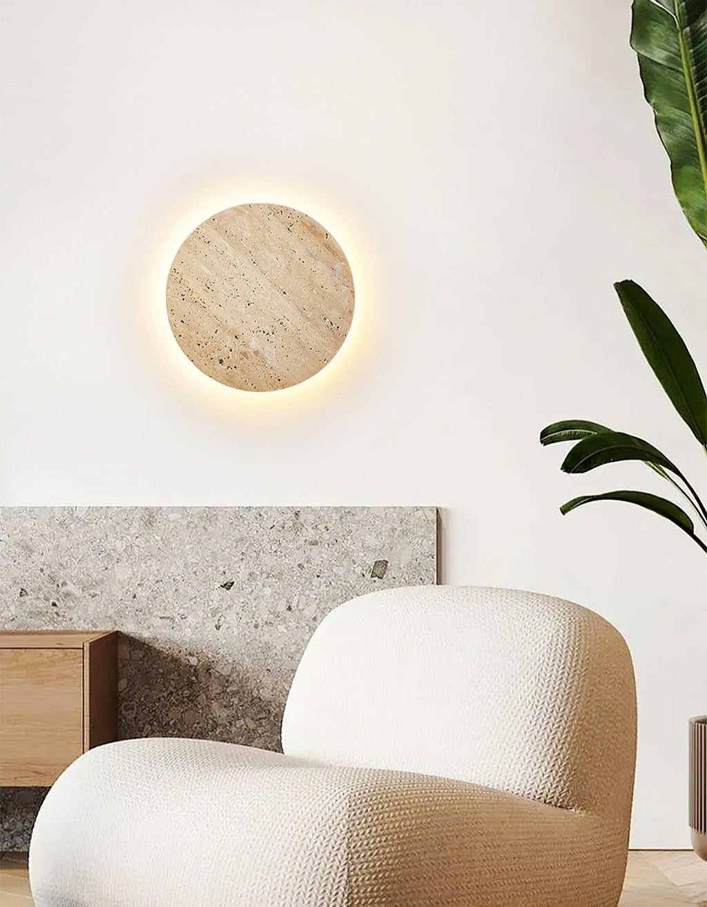 Siena Travertine Wall Light