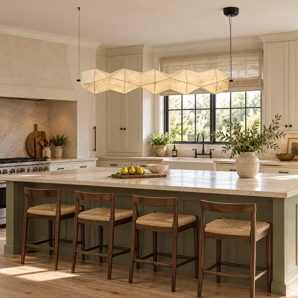 Silvara Fold Linear Pendant Lamp