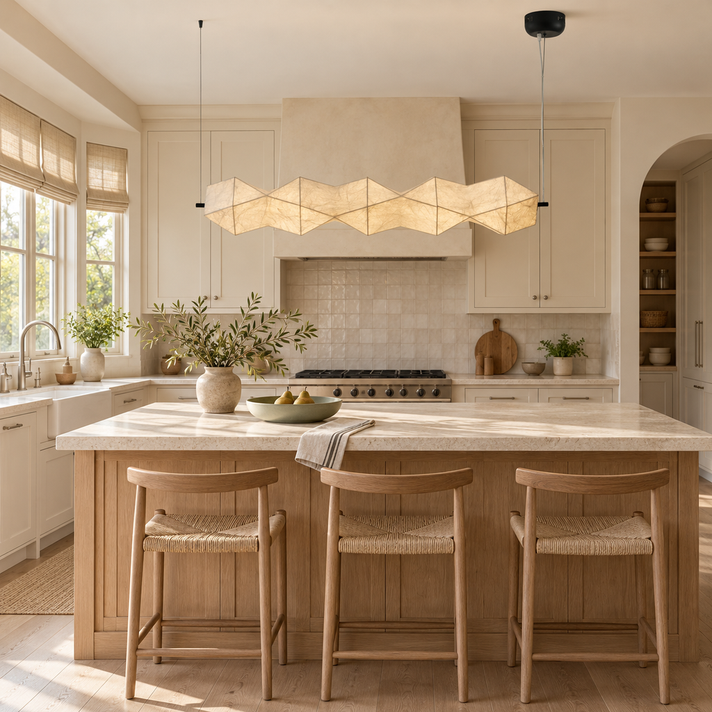 Silvara Fold Linear Pendant Lamp
