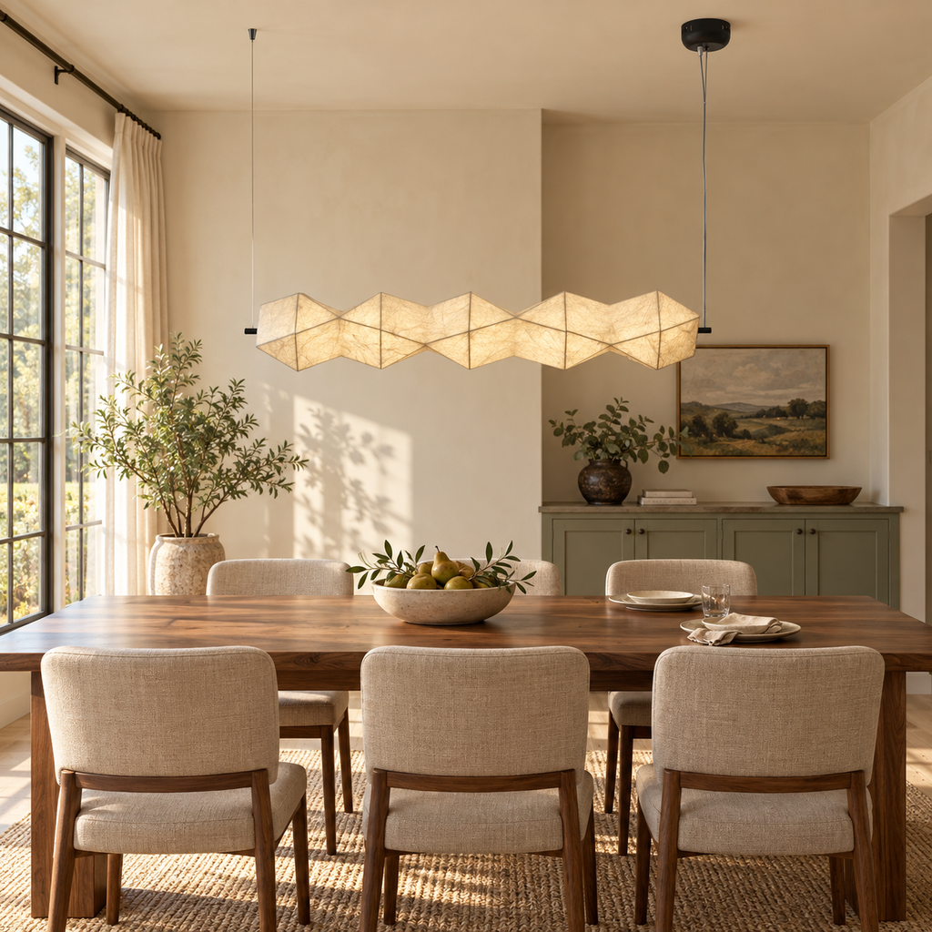 Silvara Fold Linear Pendant Lamp