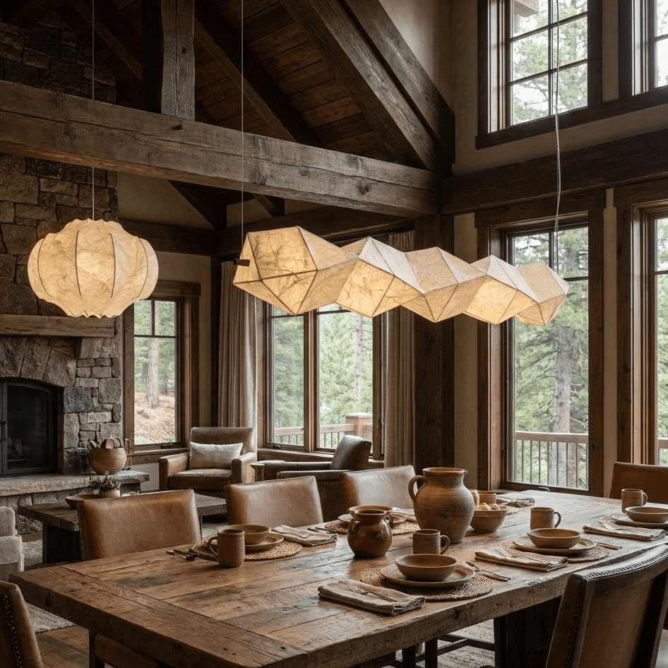 Silvara Fold Linear Pendant Lamp