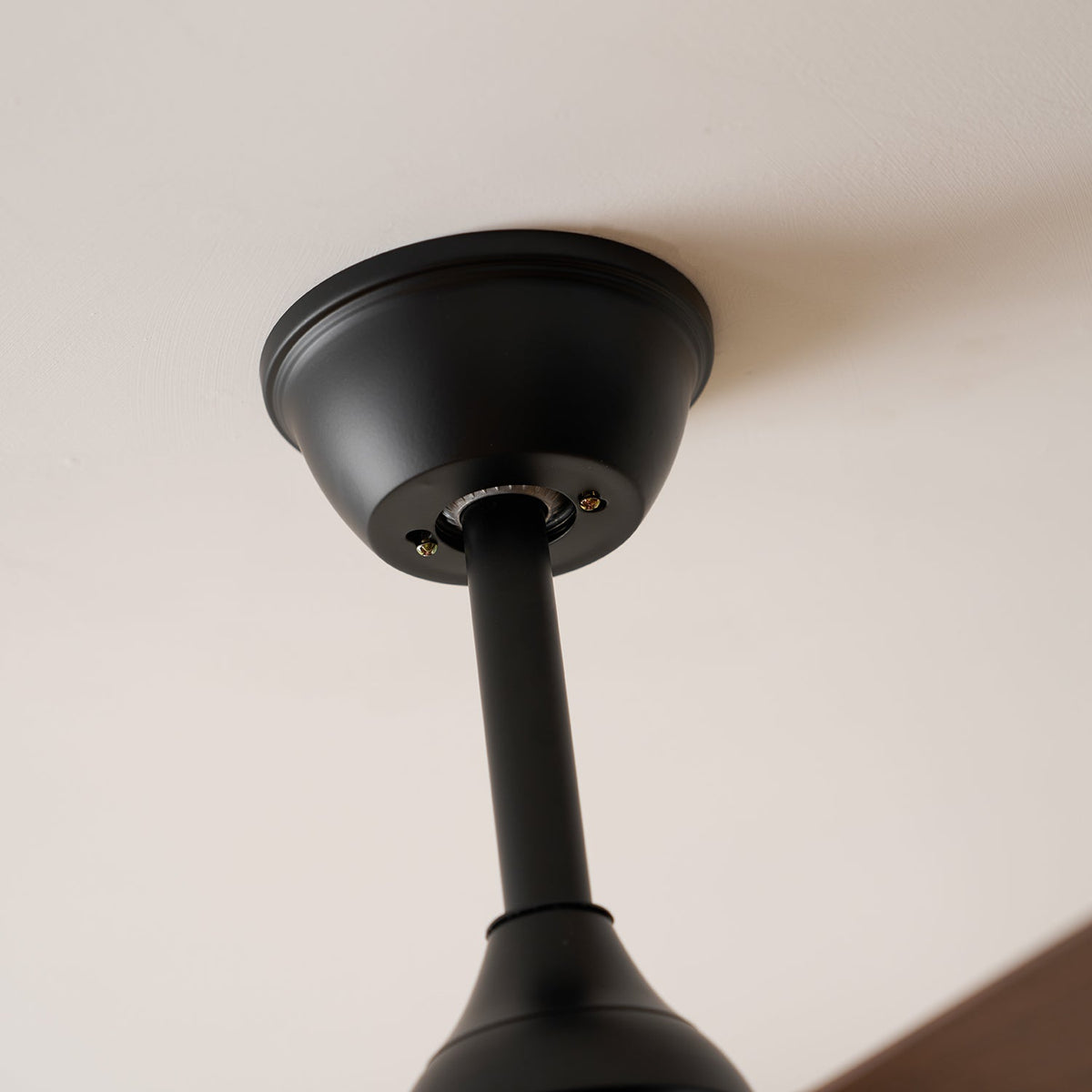Silver Curve Ceiling Fan Light