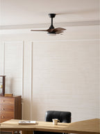 Silver Curve Ceiling Fan Light