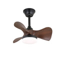 Silver Curve Ceiling Fan Light
