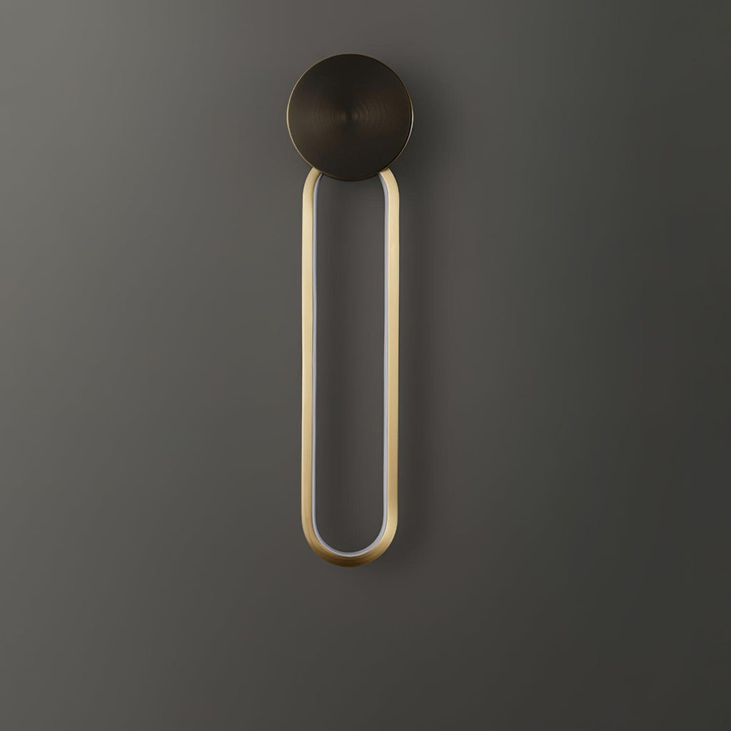 Simple Elliptical Wall Sconce