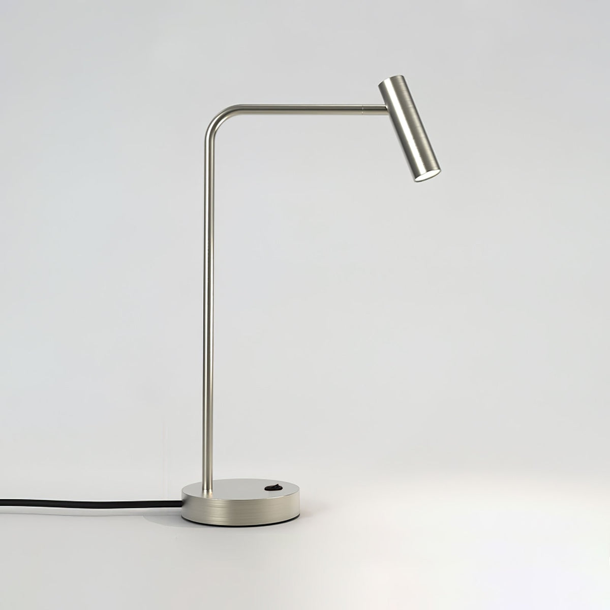 Skinny Table Lamp ? 6.6″ x H 14.9″ / Dia 17cm x H 38cm / Sand nickel & Warm Light / US Plug Table lamp
