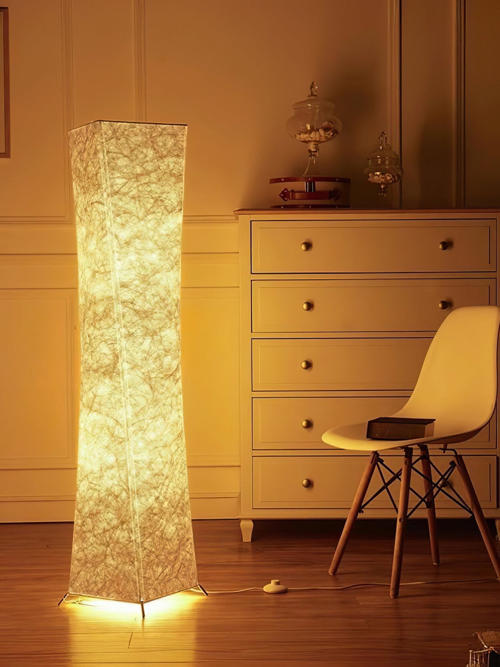 Slim Waist Tower Floor Lamp