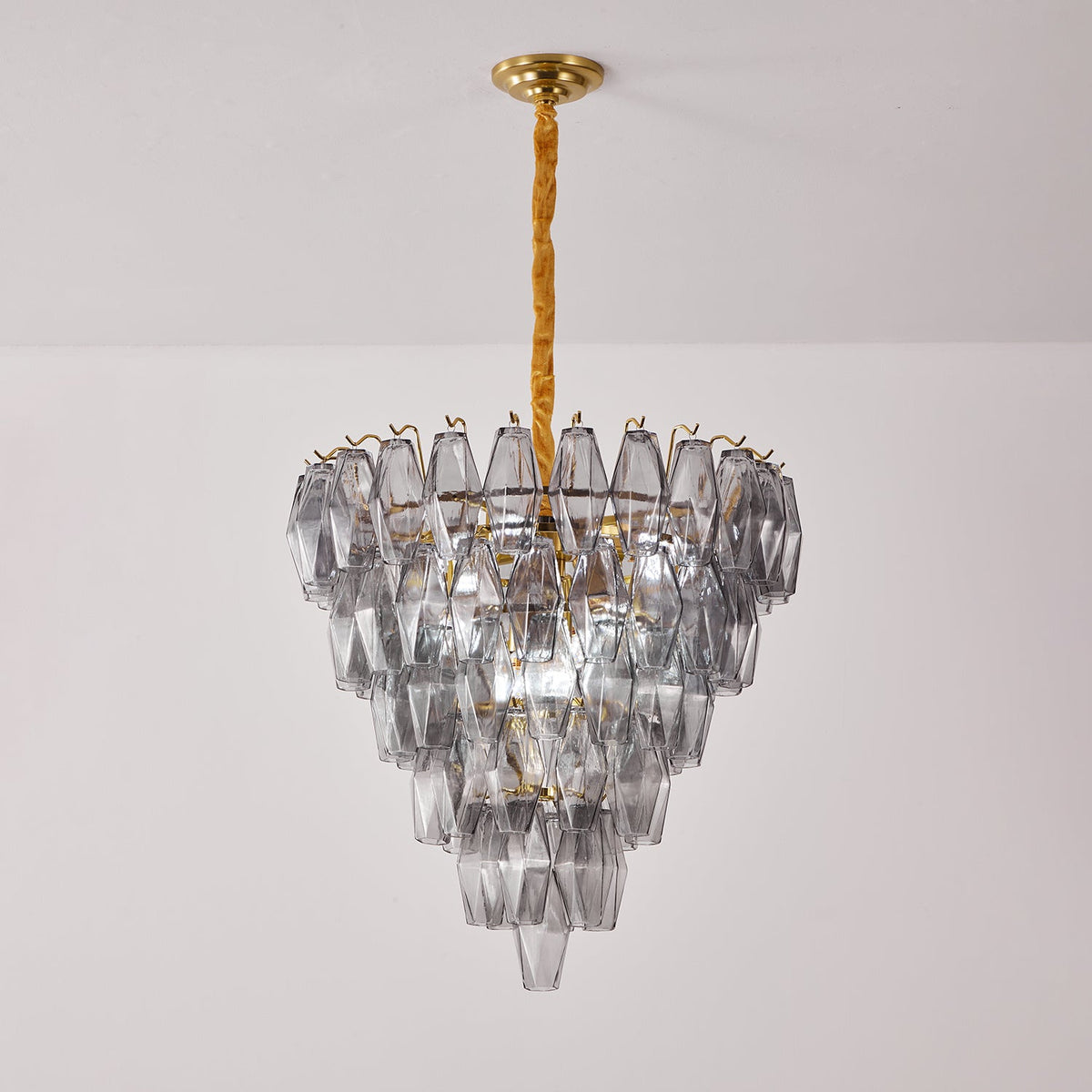 Smoke Gray Empire Chandelier