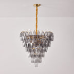 Smoke Gray Empire Chandelier