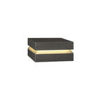 Solaris Square Post Light L 9.8″ x W 9.8″ x H 5.9″ / L 25cm x W 25cm x H 15cm / Model A: Wired Version / Warm Light