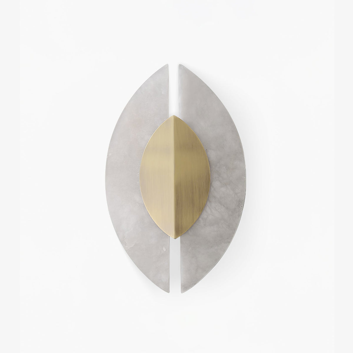 Solari Alabaster Leaf Sconce
