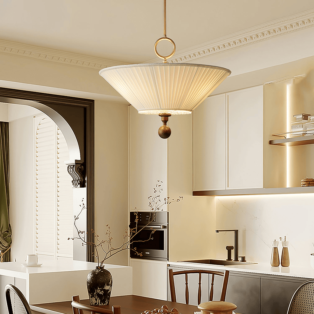 Solaria Pleated Pendant Light