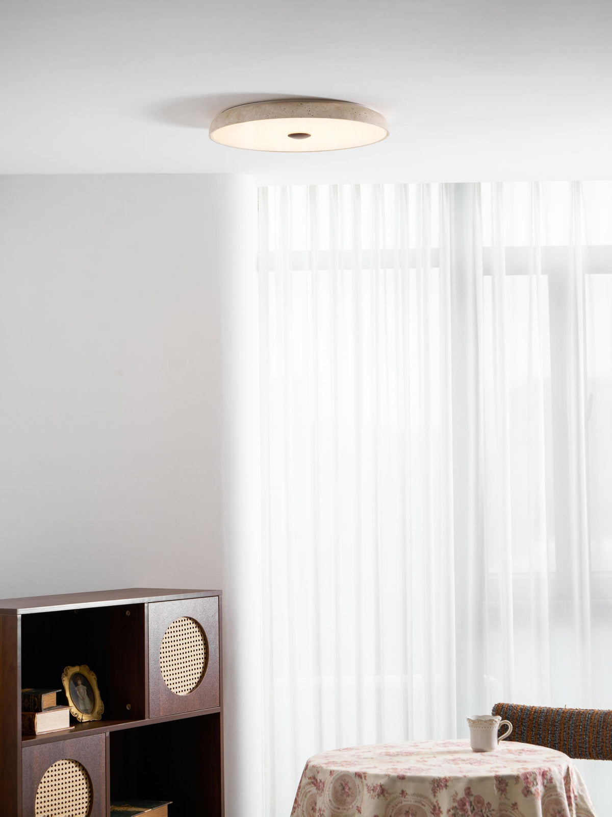 Solaro Travertine Ceiling Lamp