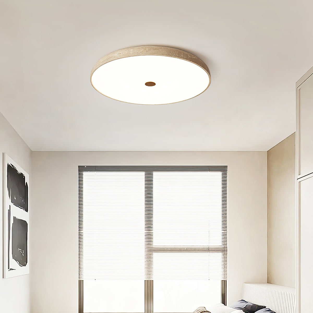 Solaro Travertine Ceiling Lamp