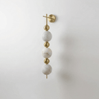 Solenne Alabaster Beaded Wall Sconce