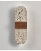 Solis Travertine Wall Light